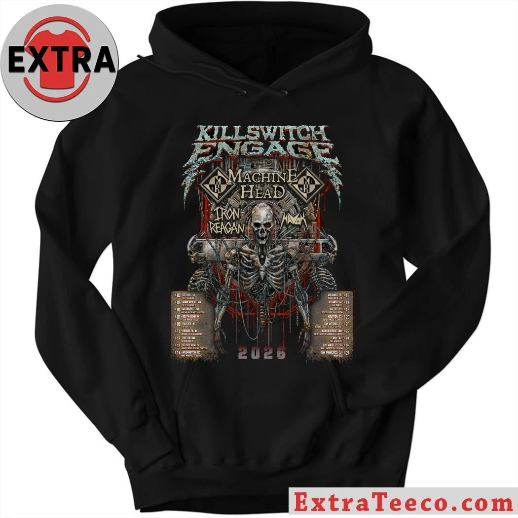 Nice Killswitch Engage Machine Head Iron Reagan Havak 2026 Shirt