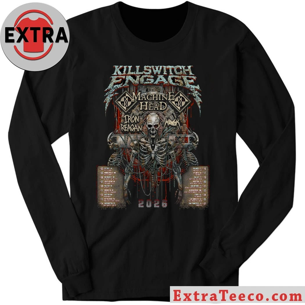 Nice Killswitch Engage Machine Head Iron Reagan Havak 2026 Shirt