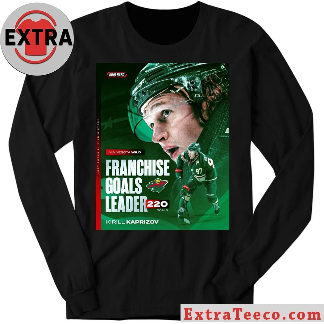 Nice Kirill Kaprizov, vice-captain of the Minnesota Wild ice hockey team in the National Ice Hockey League Shirt