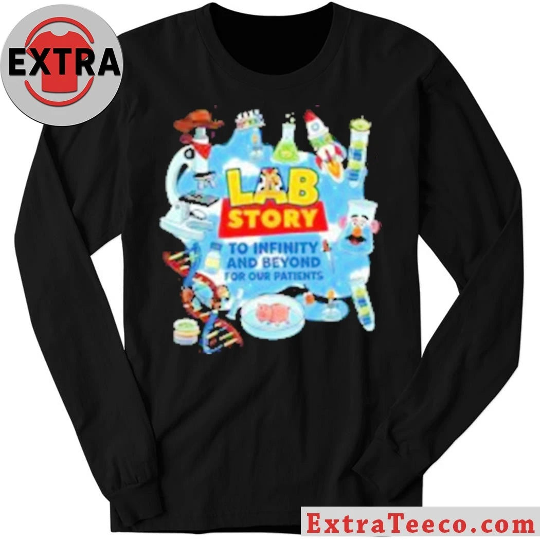 Nice Lab Week 2026 Lab Story To Infinity And Beyond For Our Patients Shirt