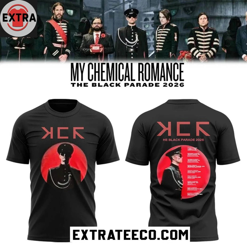 Nice My Chemical Romance 2026 The Black Parade Schedule Tour Hoodie Shirts