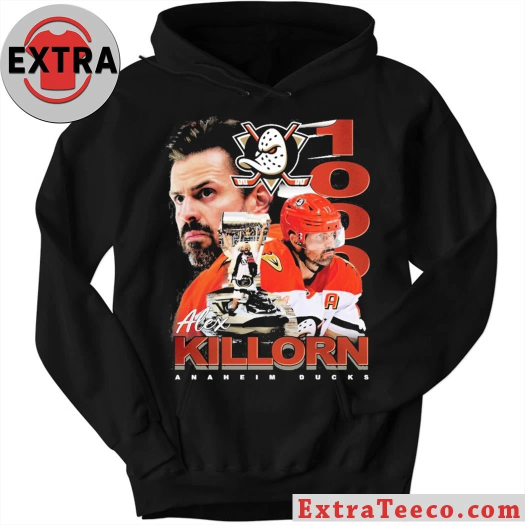 Nice NHL Alex Killorn for the Anaheim Ducks Killorn 1000 Games Shirt