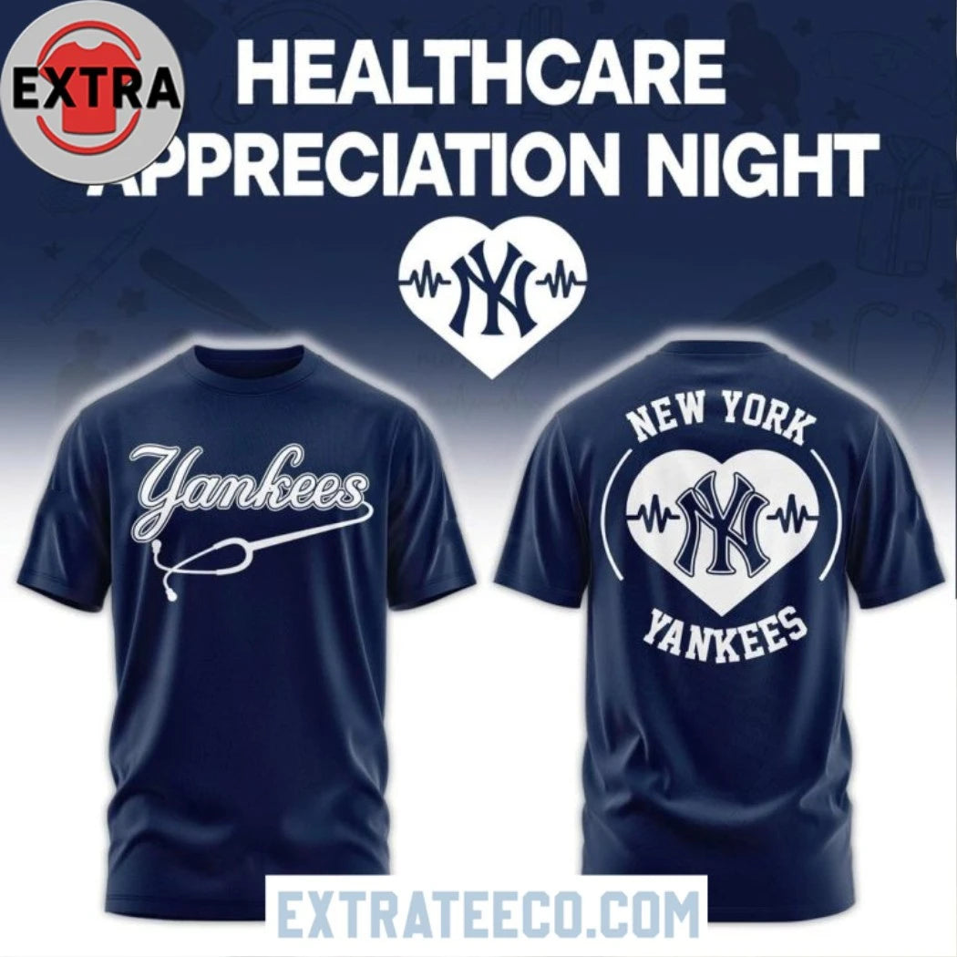 Nice New York Yankees Healthcare Appreciation Night 2026 Navy Hoodie Shirt