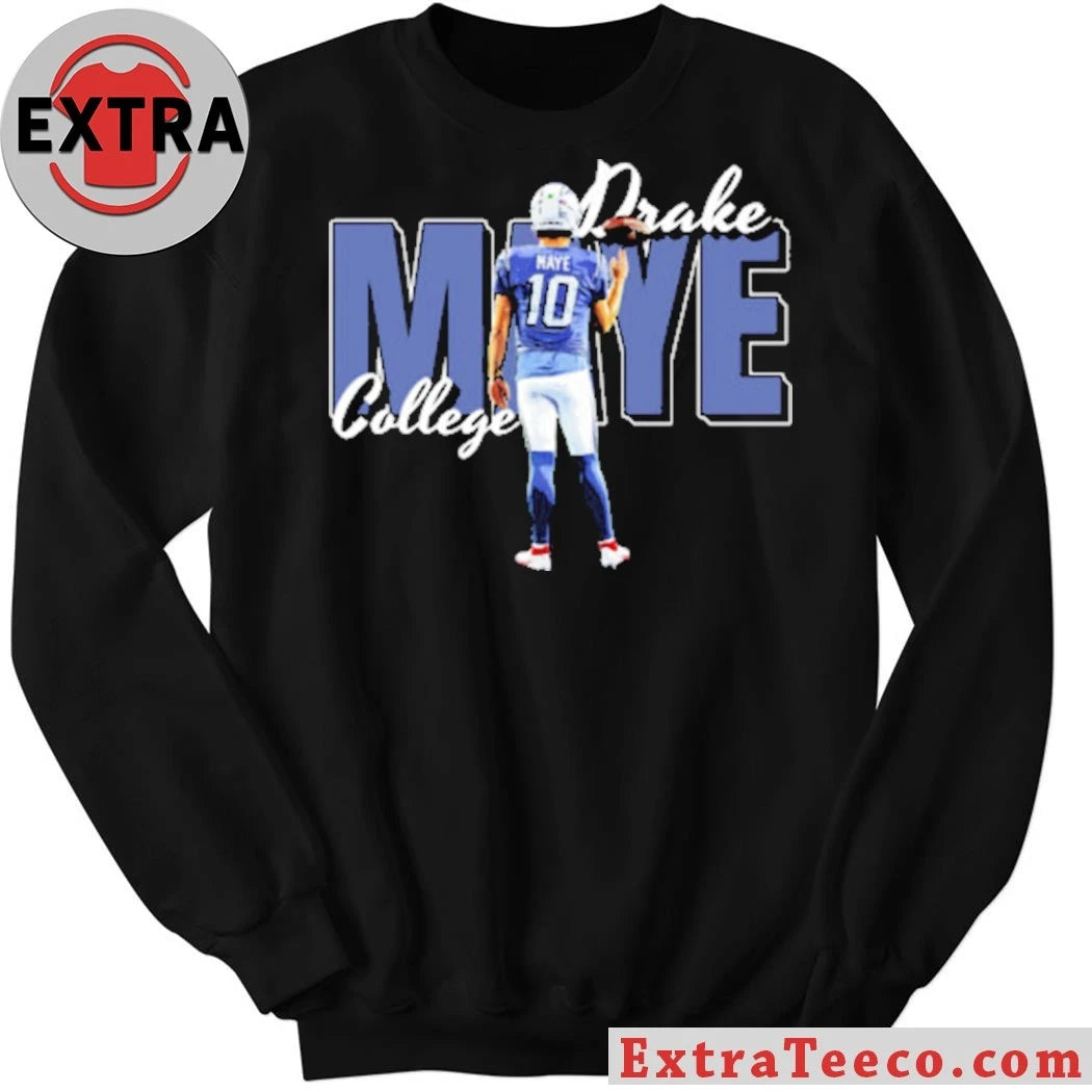 Nice Number 10 Drake Maye College 2026 T-Shirt