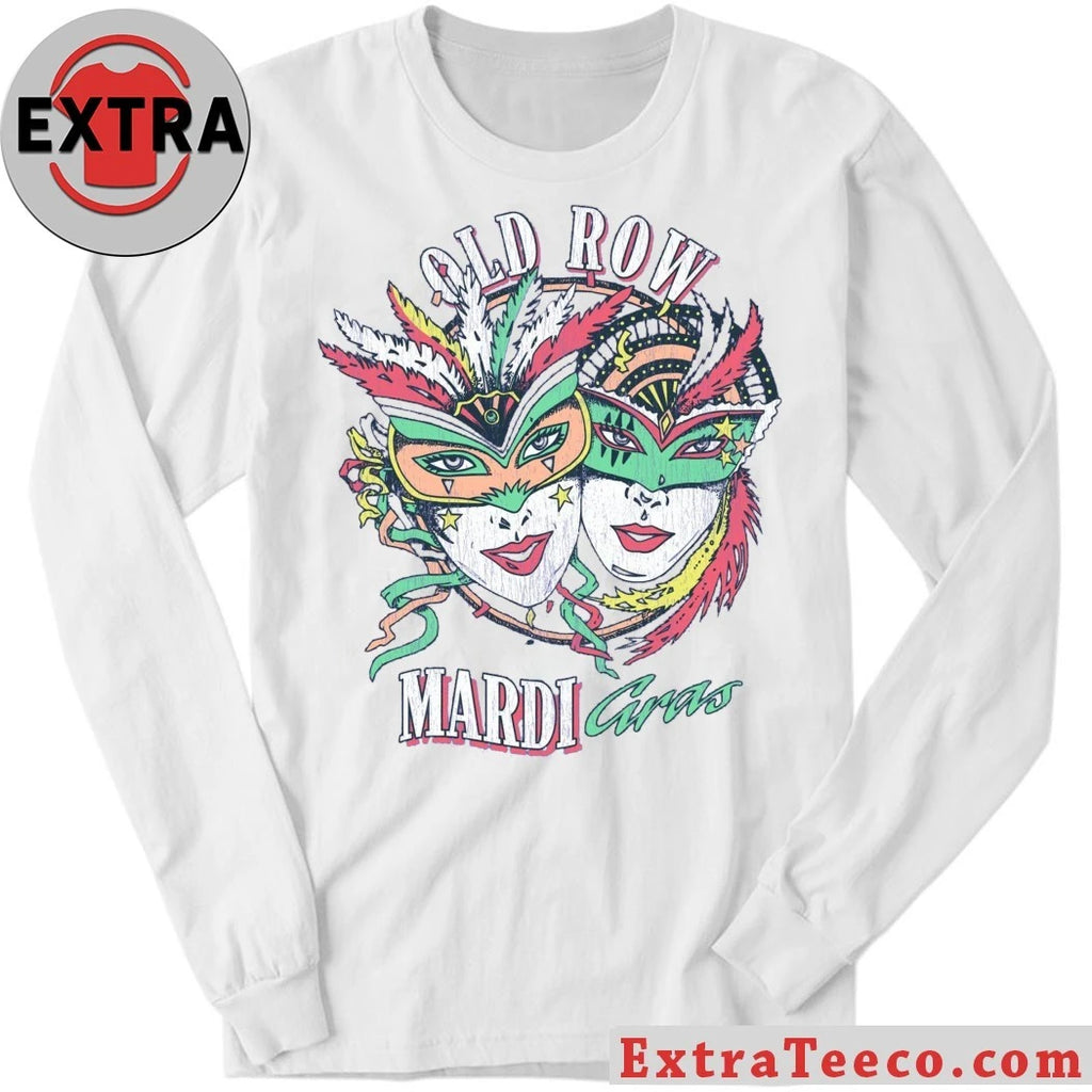 Nice Old Row Mardi Gras Masks Shirt