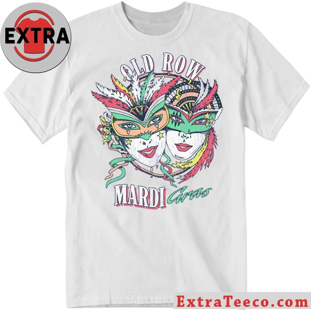 Nice Old Row Mardi Gras Masks Shirt