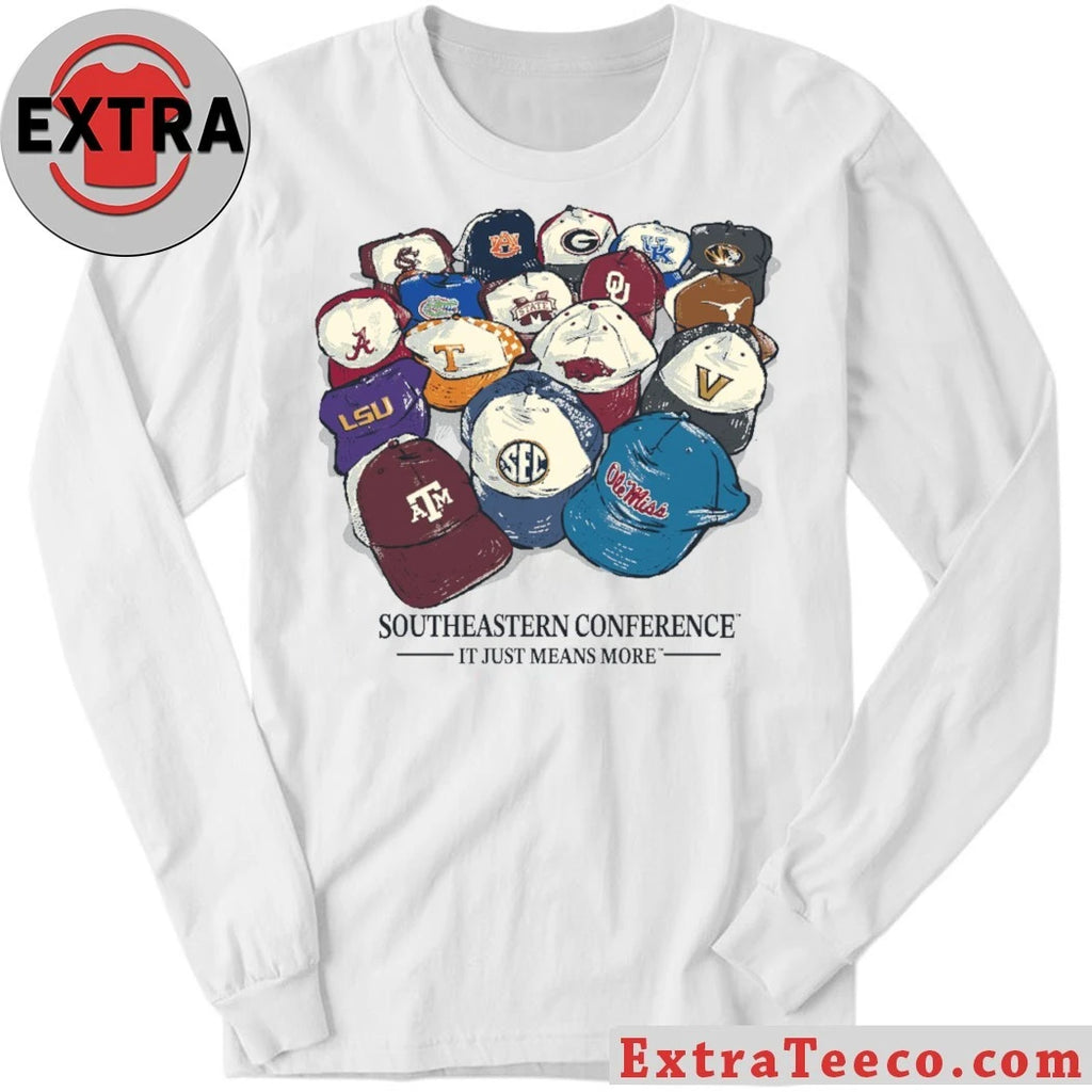 Nice Ole Miss SEC Baseball Caps logos of the teams in the Southeastern Conference Shirt