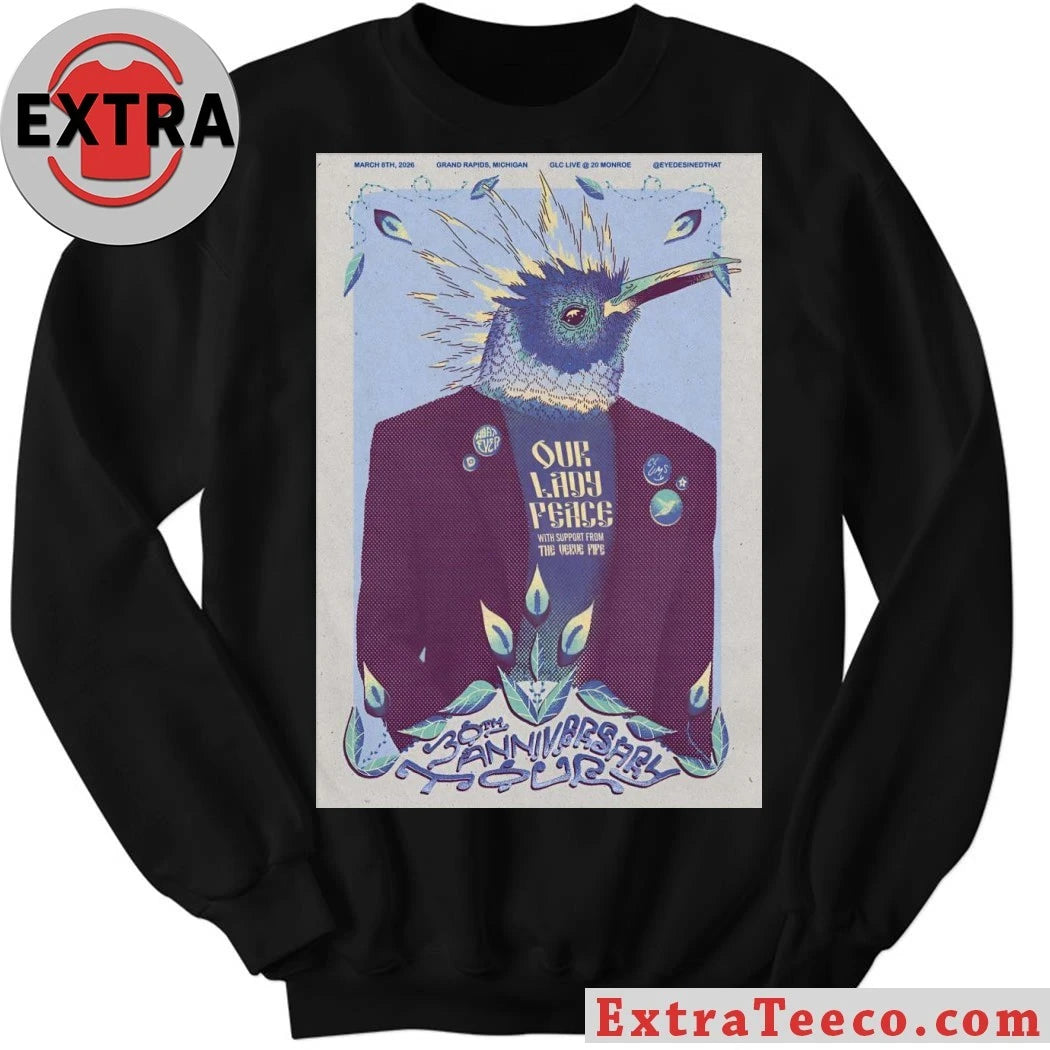 Nice Our Lady Peace 3 8 2026 Grand Rapids MI Poster Shirt