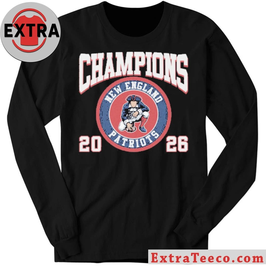 Nice Patriots 2026 Champions – New England Football Game Day T-Shirt