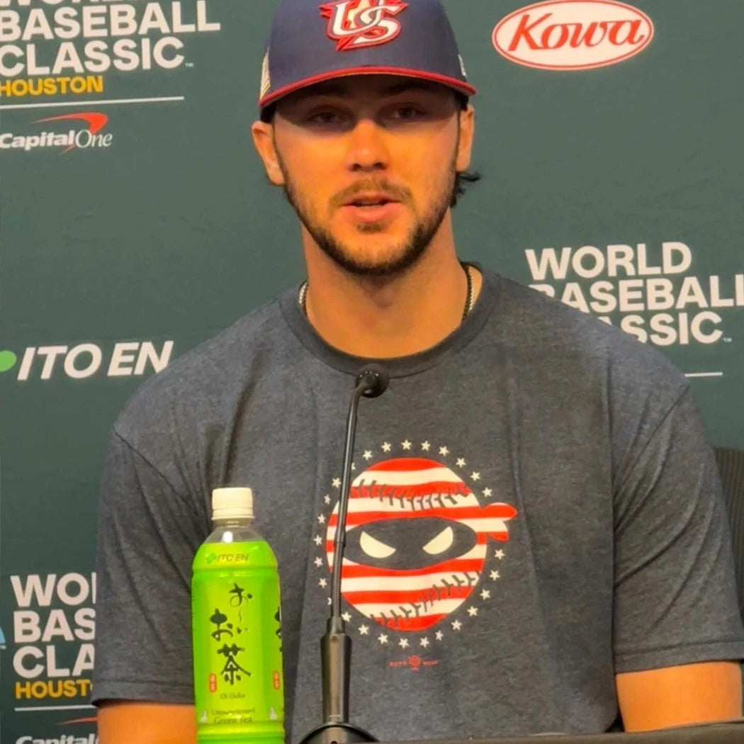 Nice Paul Skenes in his PitchingNinja WBC Team USA Shirt