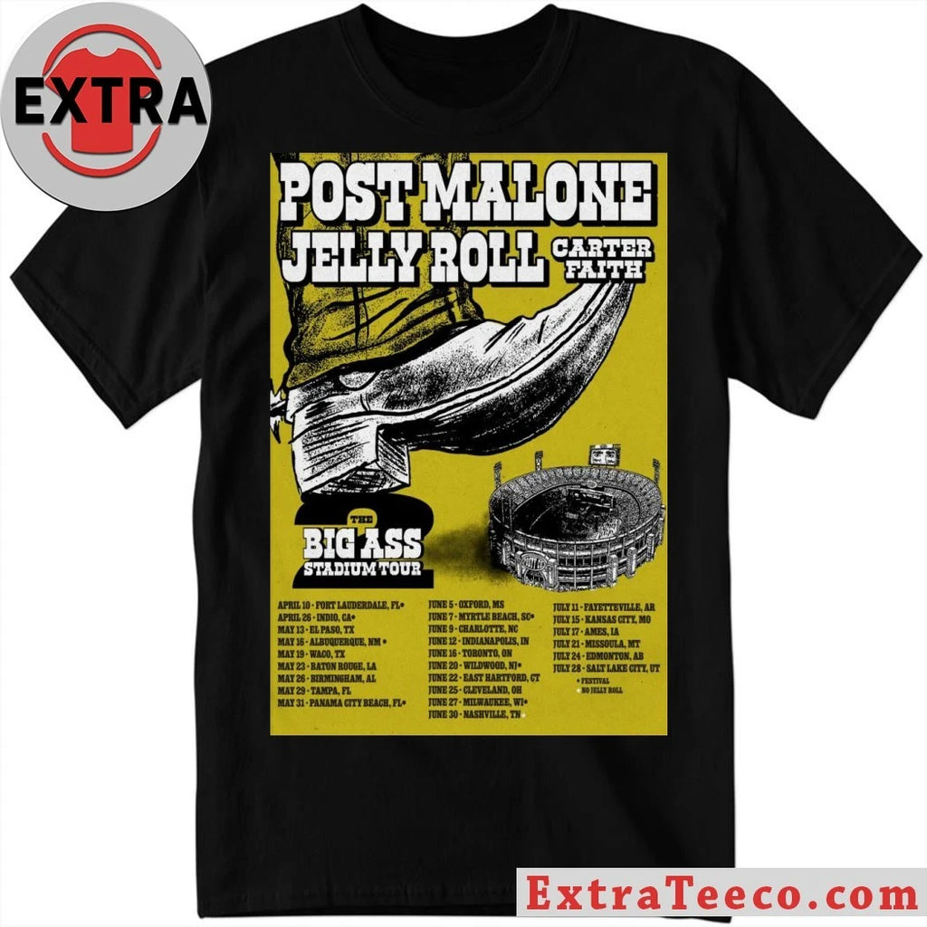 Nice Post Malone Summer Tour 2026 Poster Shirt
