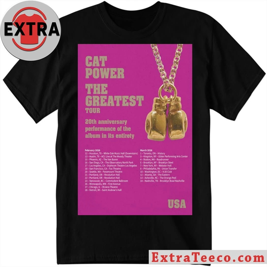 Nice Poster CAT POWER Mar 10 2026 Washington, DC Shirt