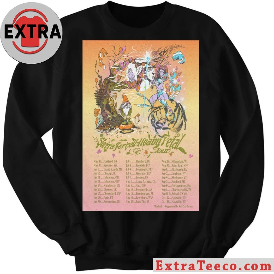 Nice Sierra Ferrell 2026 The Heavy Petal Concert Poster Shirt
