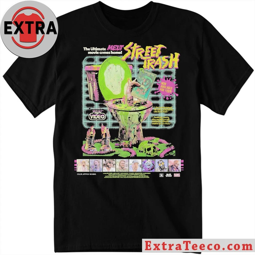 Nice Street Trash on Videocassette Comfort Colors Shirt