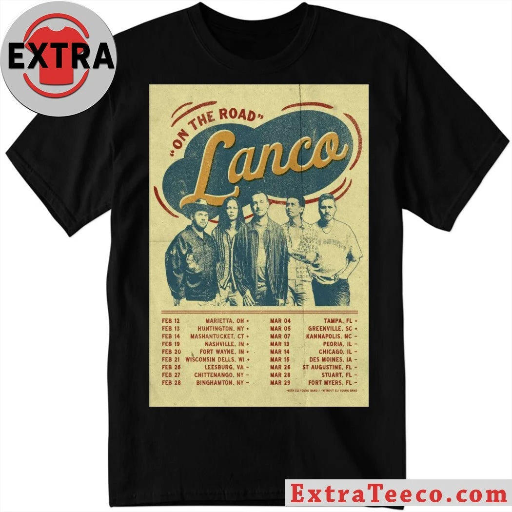 Nice Tour 2026 LANCO On The Road Poster Shirt