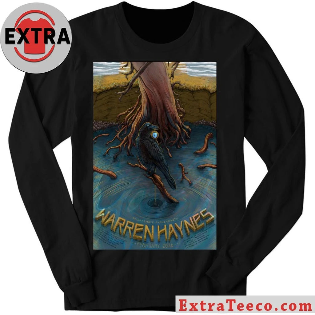 Nice Warren Haynes February 2026 Tour Poster Shirt
