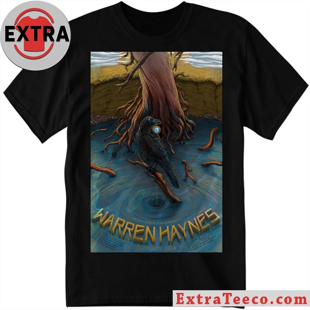 Nice Warren Haynes February 2026 Tour Poster Shirt