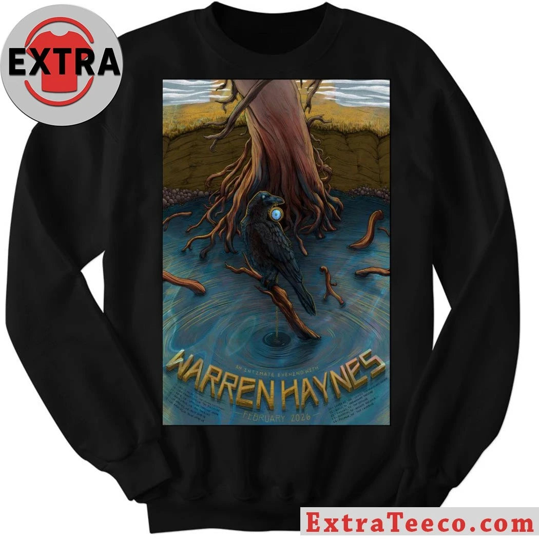 Nice Warren Haynes February 2026 Tour Poster Shirt