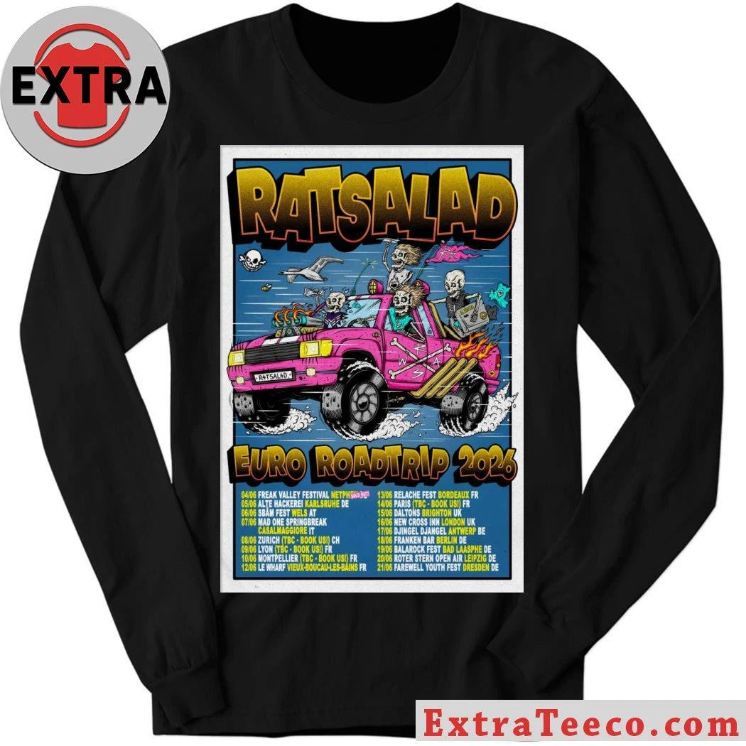 Nice We Are Ratsalad Euro Roadtrip 2026 Poster Shirt