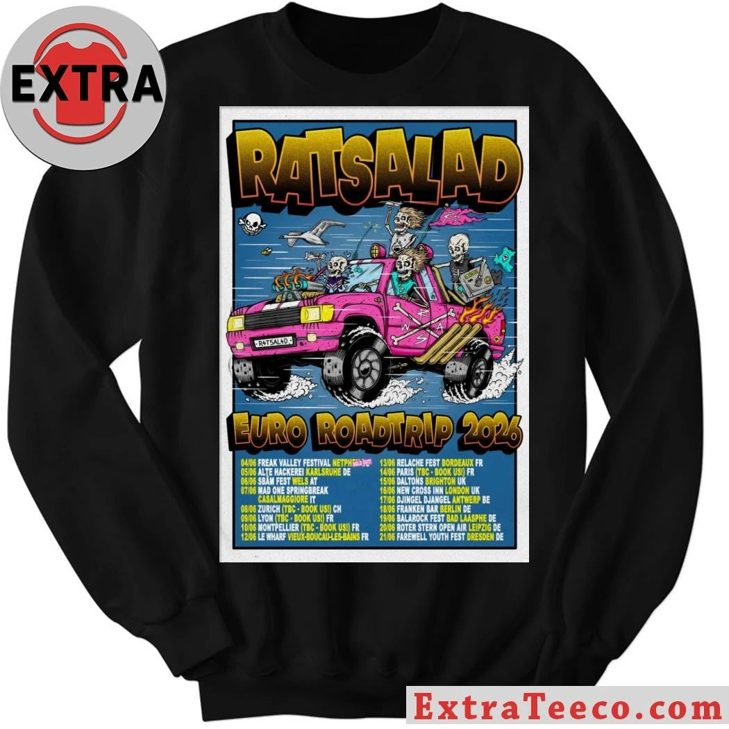 Nice We Are Ratsalad Euro Roadtrip 2026 Poster Shirt
