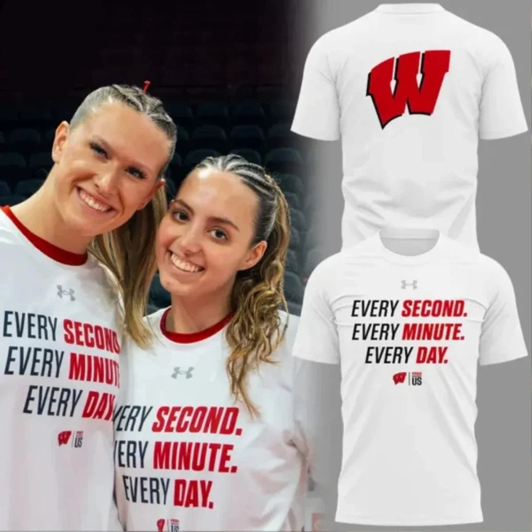 Nice Wisconsin Badgers Basketball Every Day Edition White Hoodie Shirt