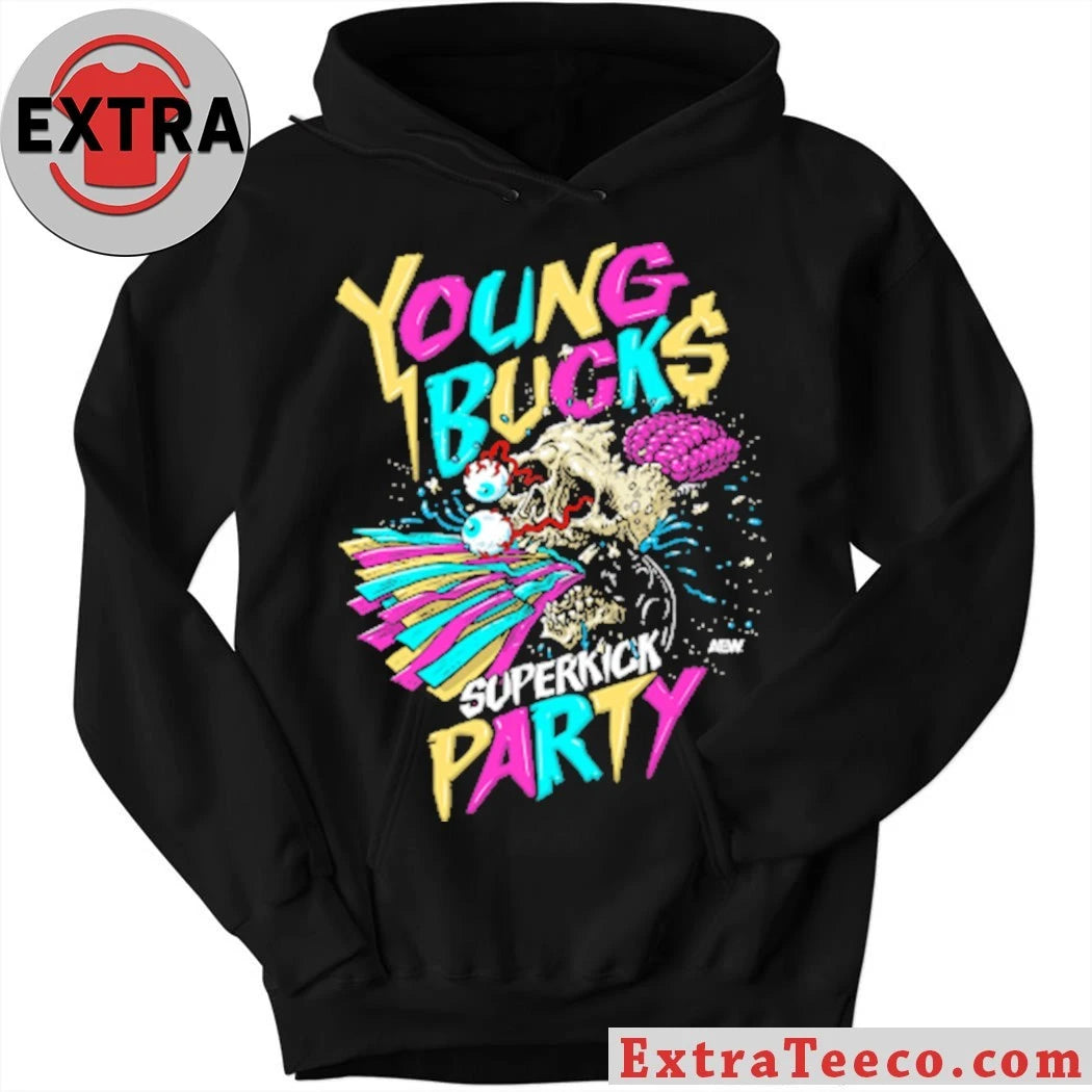 Nice Young Bucks Superkick Party AEW Shirt