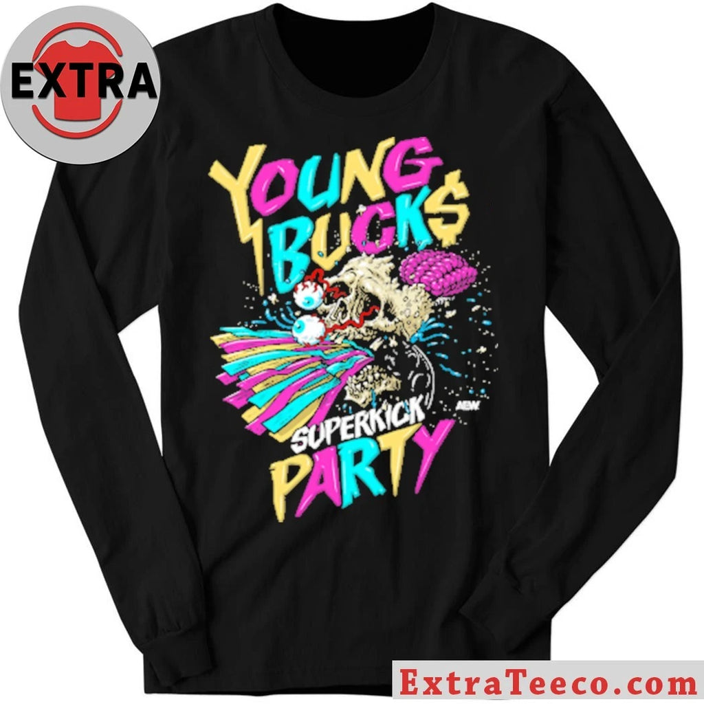 Nice Young Bucks Superkick Party AEW Shirt