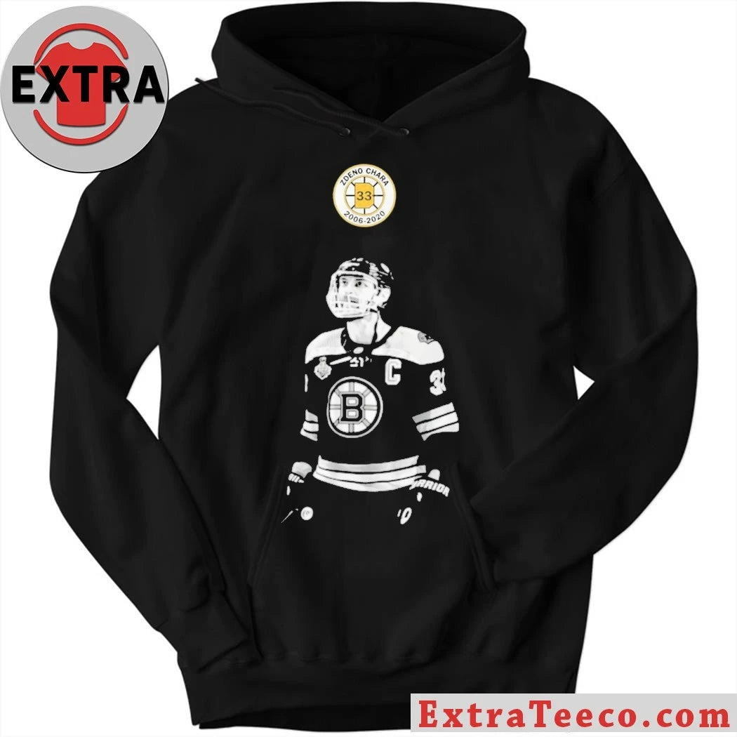 Nice Zdeno Chara Retirement Banner Photo Logo Shirt