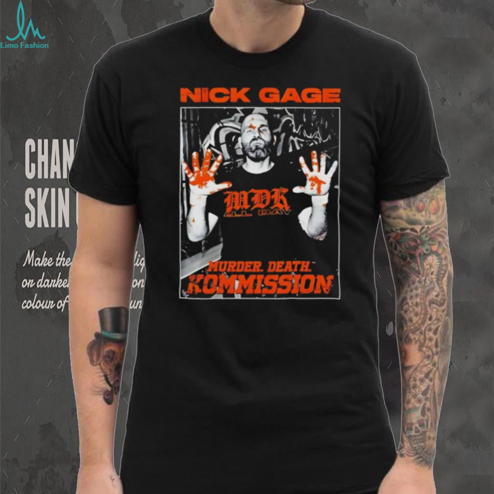 Nick Gage MDK All Day Murder Death Kommission vintage shirt