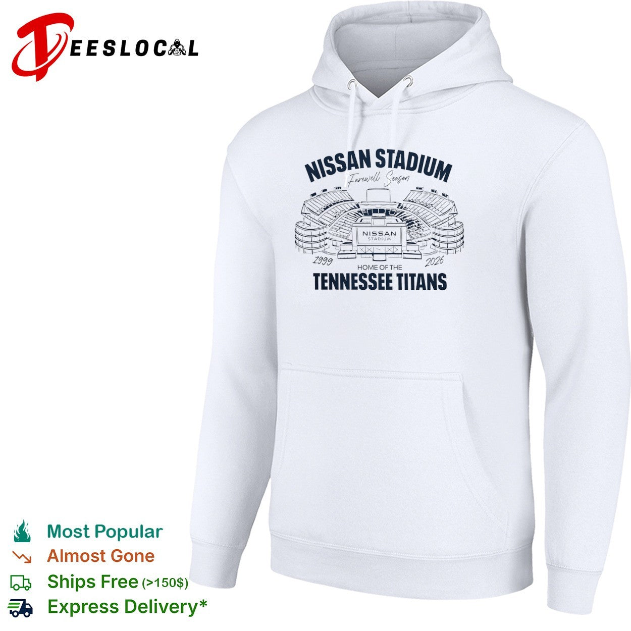 Nissan Stadium Farewell Season 1999 2026 Home of the Tennessee Titans shirt
