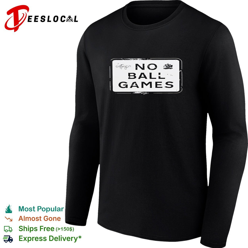 No Ball Games Banksy street shirt