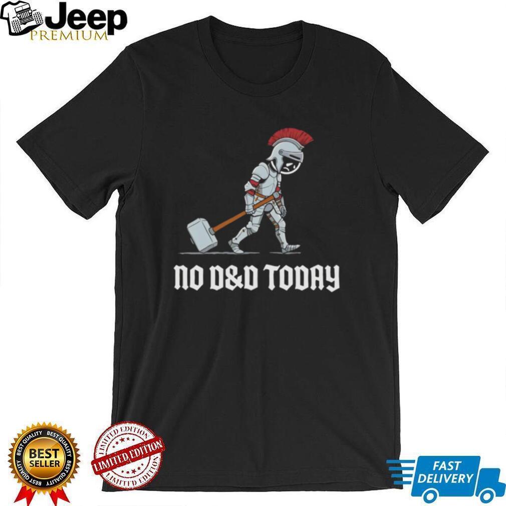 No D&D Today Paladin cartoon shirt