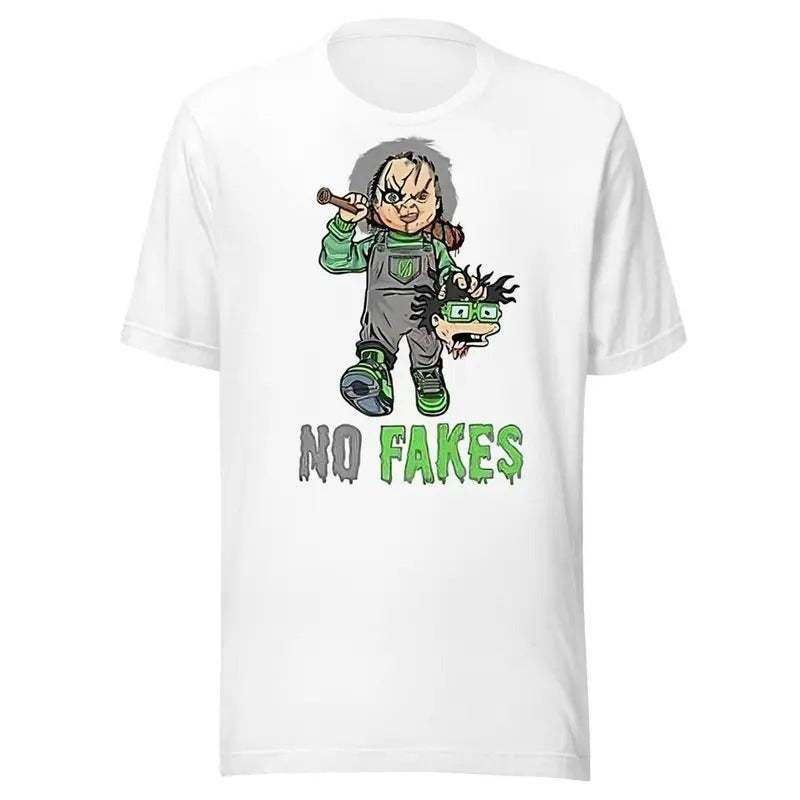 No Fakes Chucky Unisex t-shirt, Gift for Chucky Lovers, Chucky movie fans, Horror Movies Hoodie, Sweatshirt | PodTeesHub.com