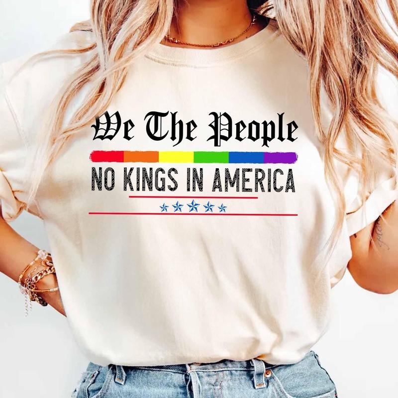 No Kings in America T-Shirt, Equal rights, Protest Shirt, social justice shirt,Support immigrants Hoodie, Sweatshirt