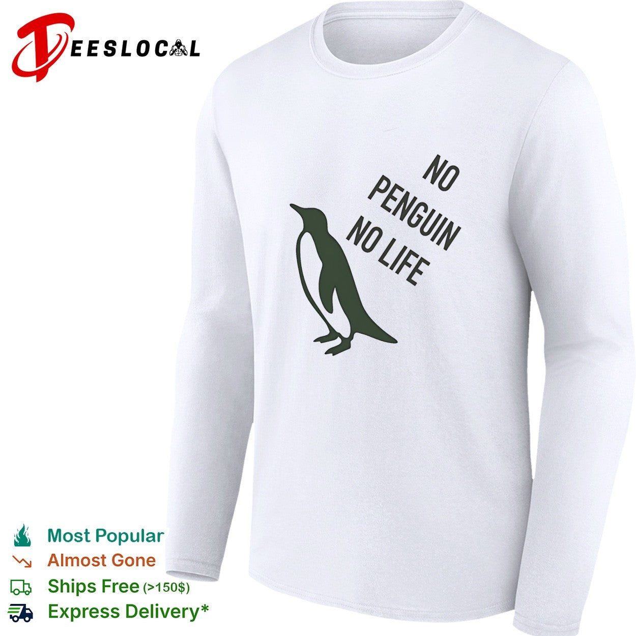 No penguin no life basic shirt