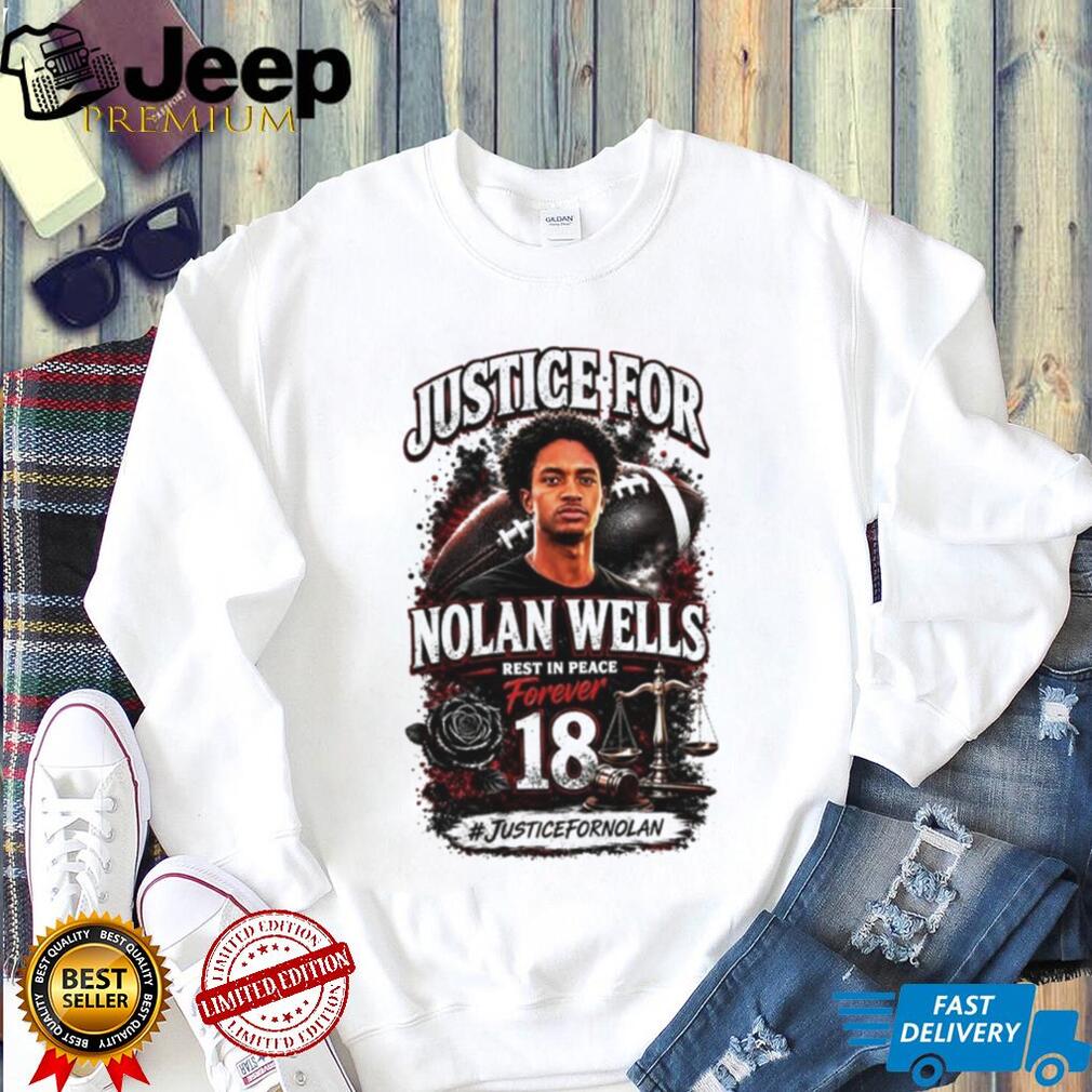 Nolan Wells Justice for Nolan rest in peace forever shirt