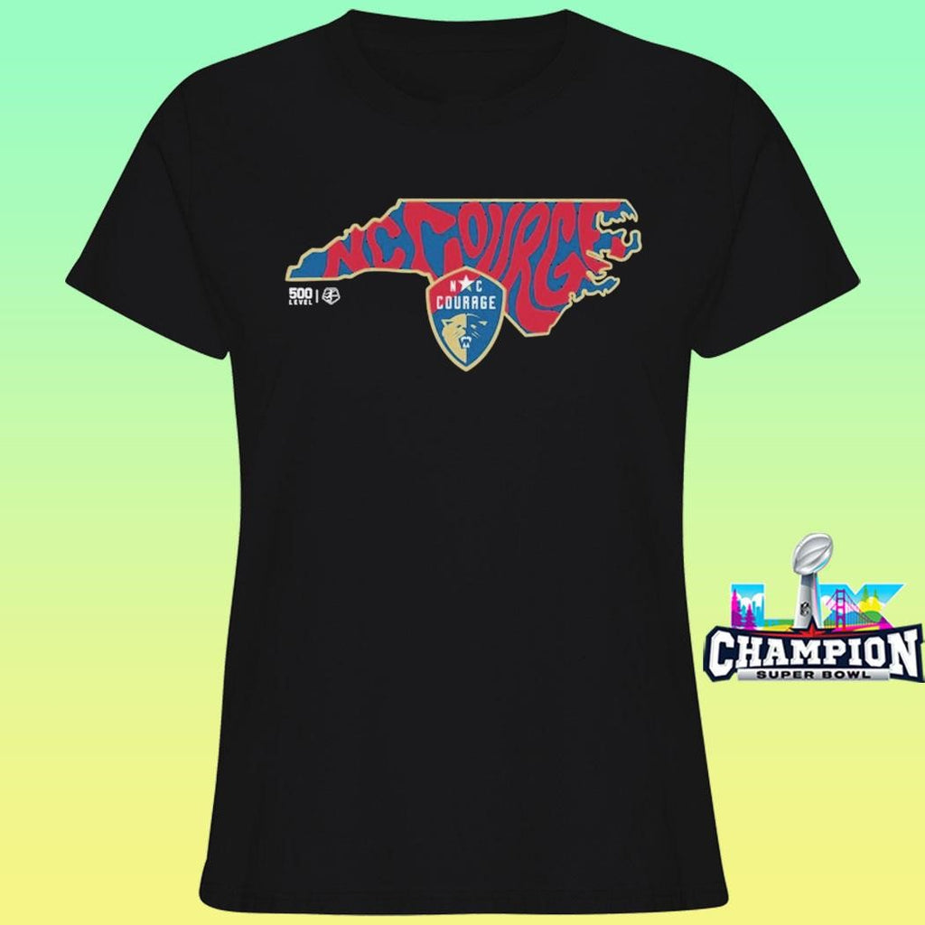 North Carolina Courage Groovy State Shirt