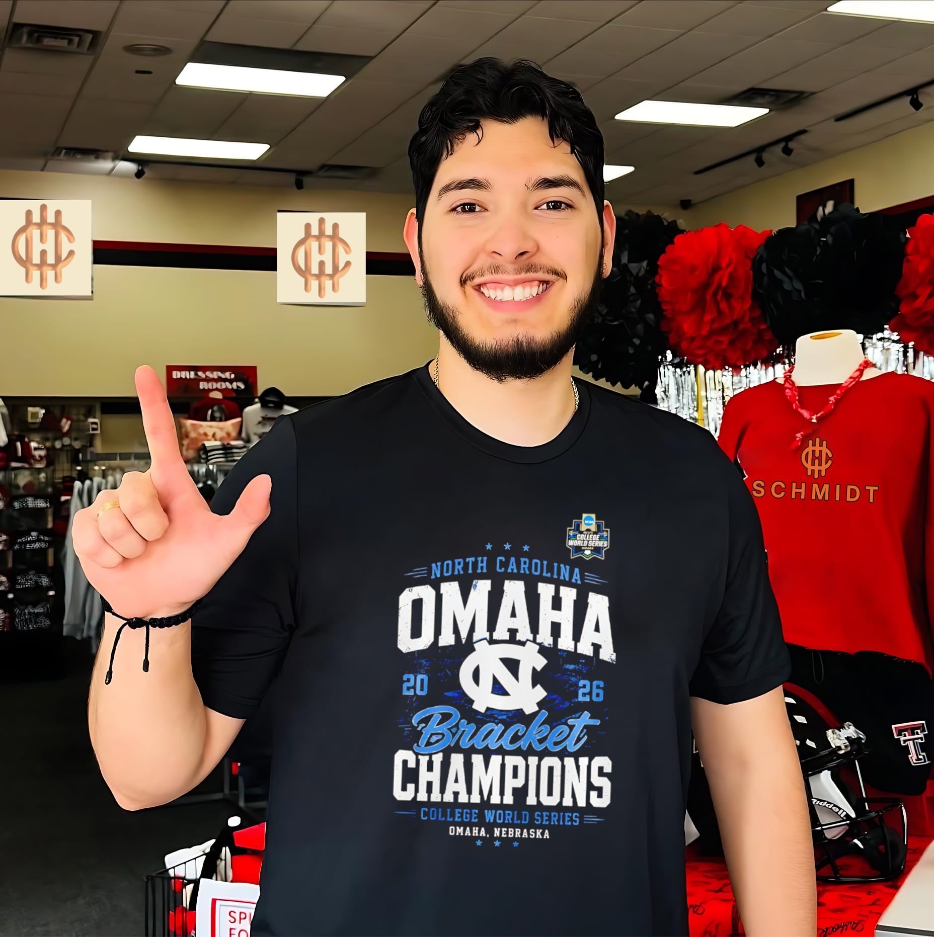 North Carolina Tar Heels 2026 CWS OMAHA Bracket Champions shirt