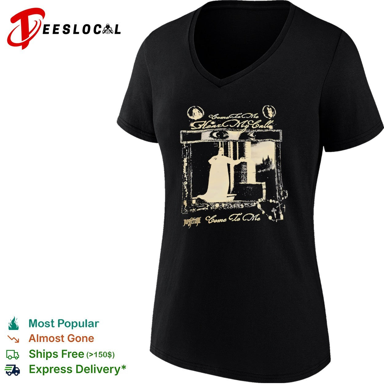 Nosferatu vampire frame come to me hear my call shirt