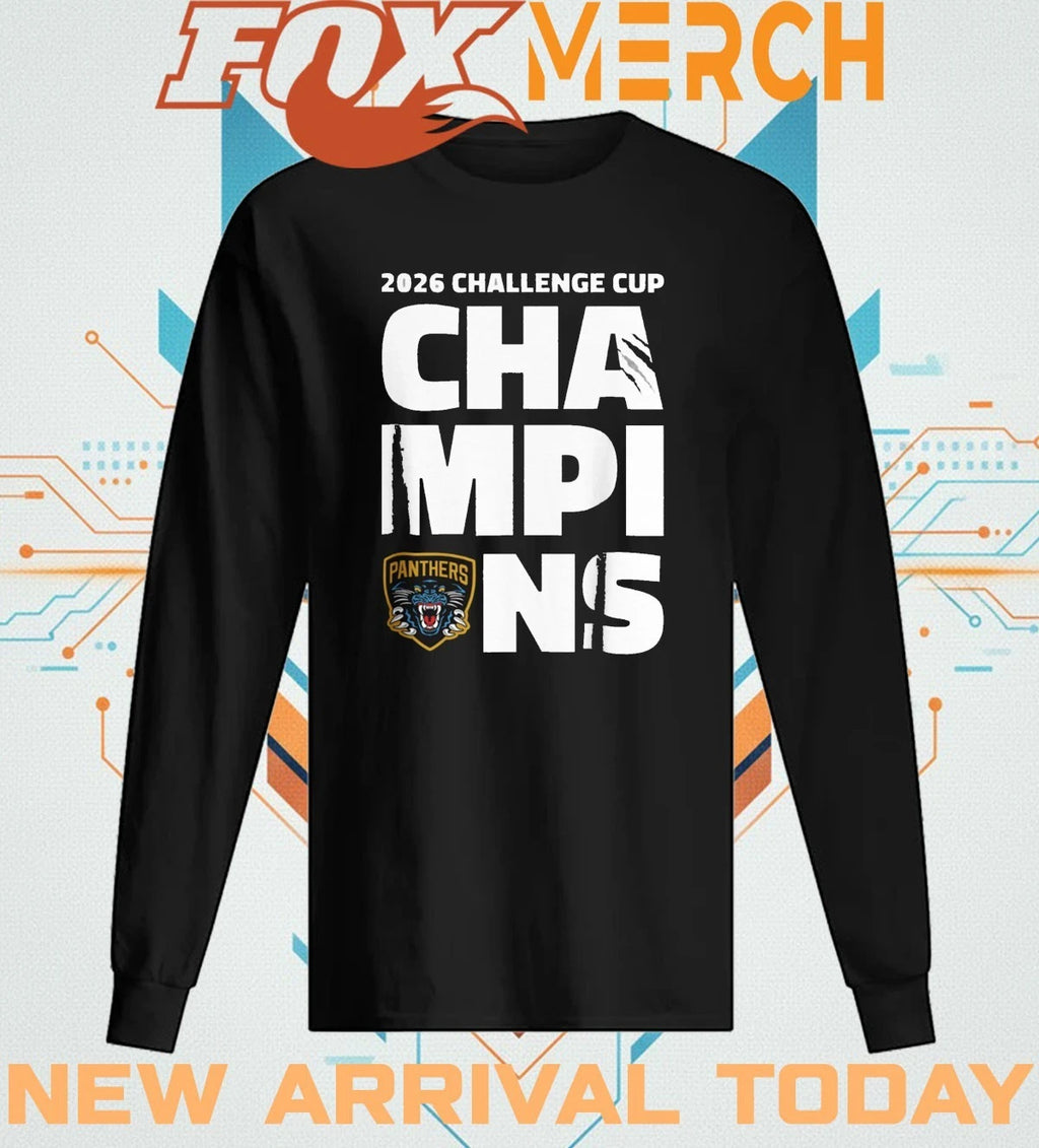 Nottingham Panthers 2026 Challenge Cup Champions shirt