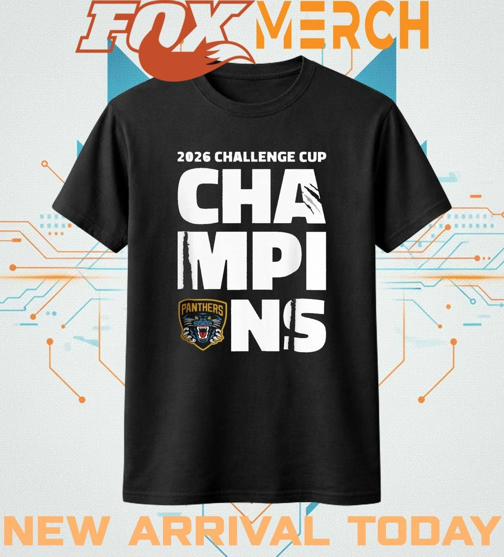 Nottingham Panthers 2026 Challenge Cup Champions shirt
