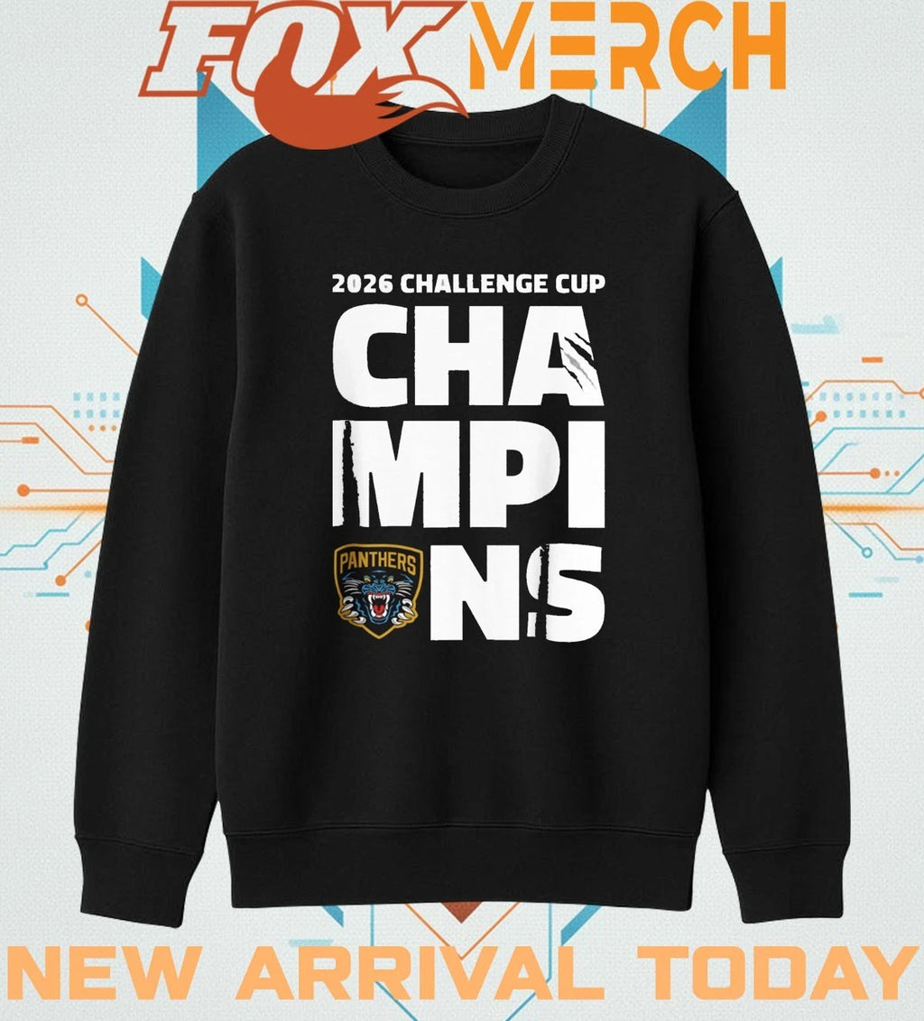 Nottingham Panthers 2026 Challenge Cup Champions shirt
