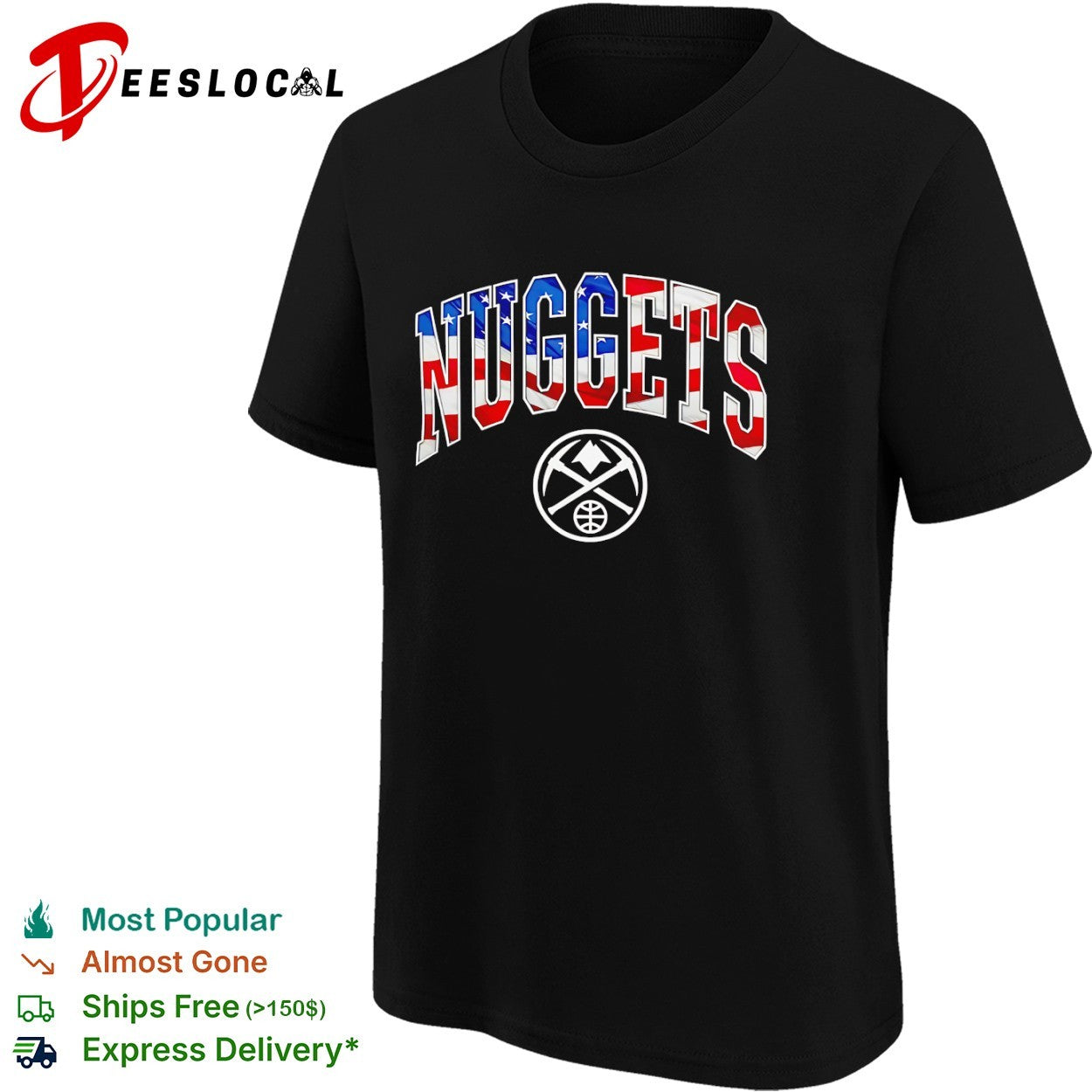 Nuggets Denver Nuggets American Flag shirt