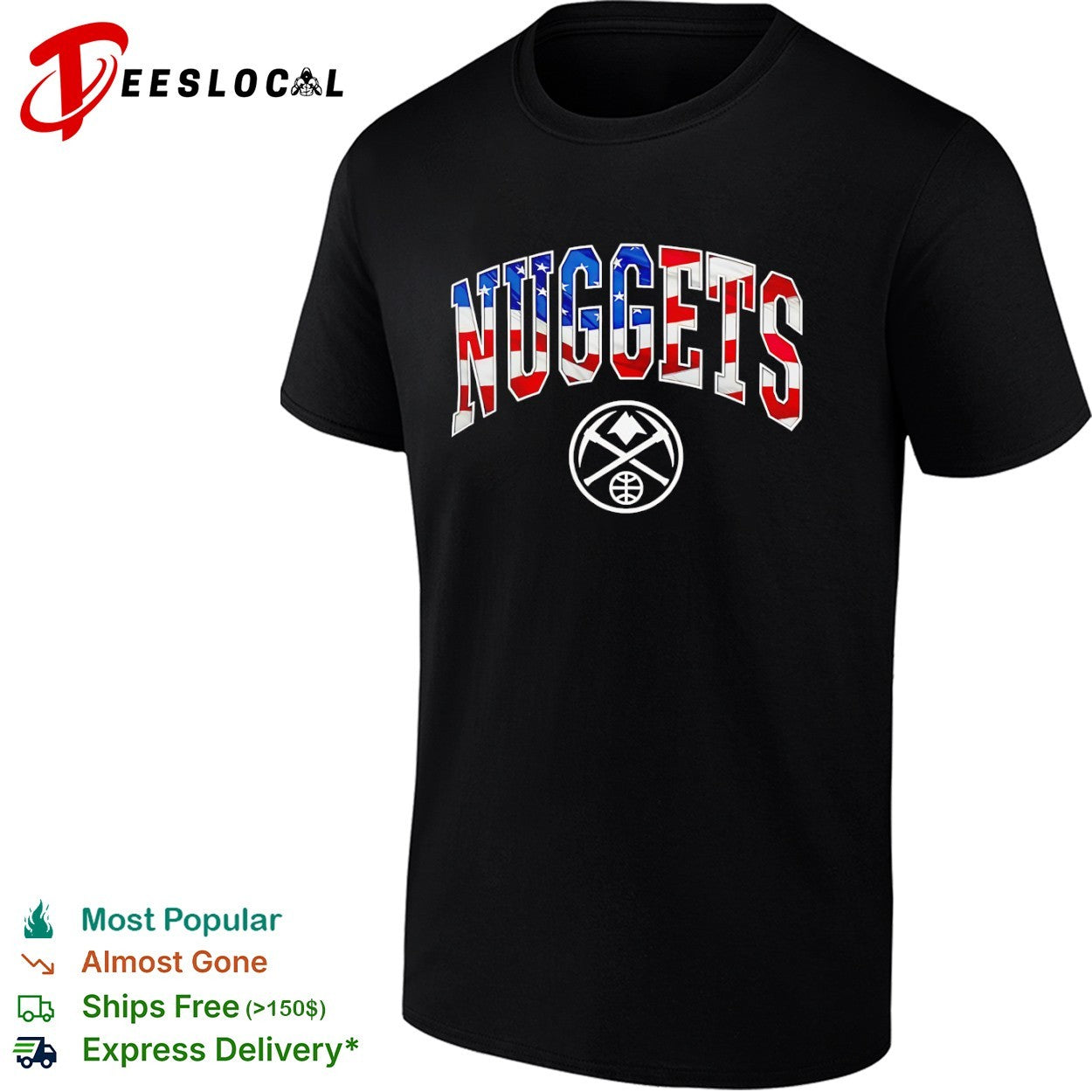 Nuggets Denver Nuggets American Flag shirt