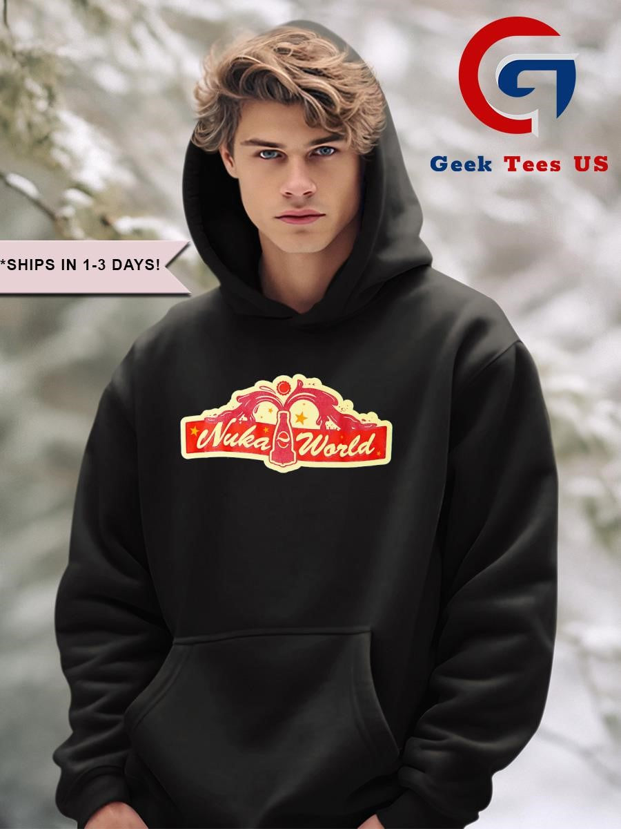 Nuka-world logo graphic shirt