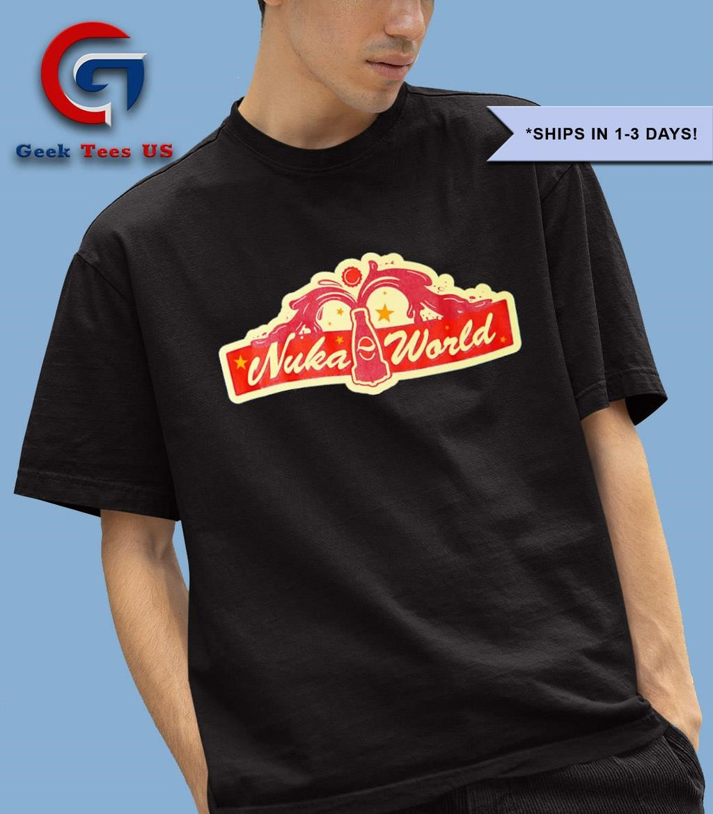 Nuka-world logo graphic shirt