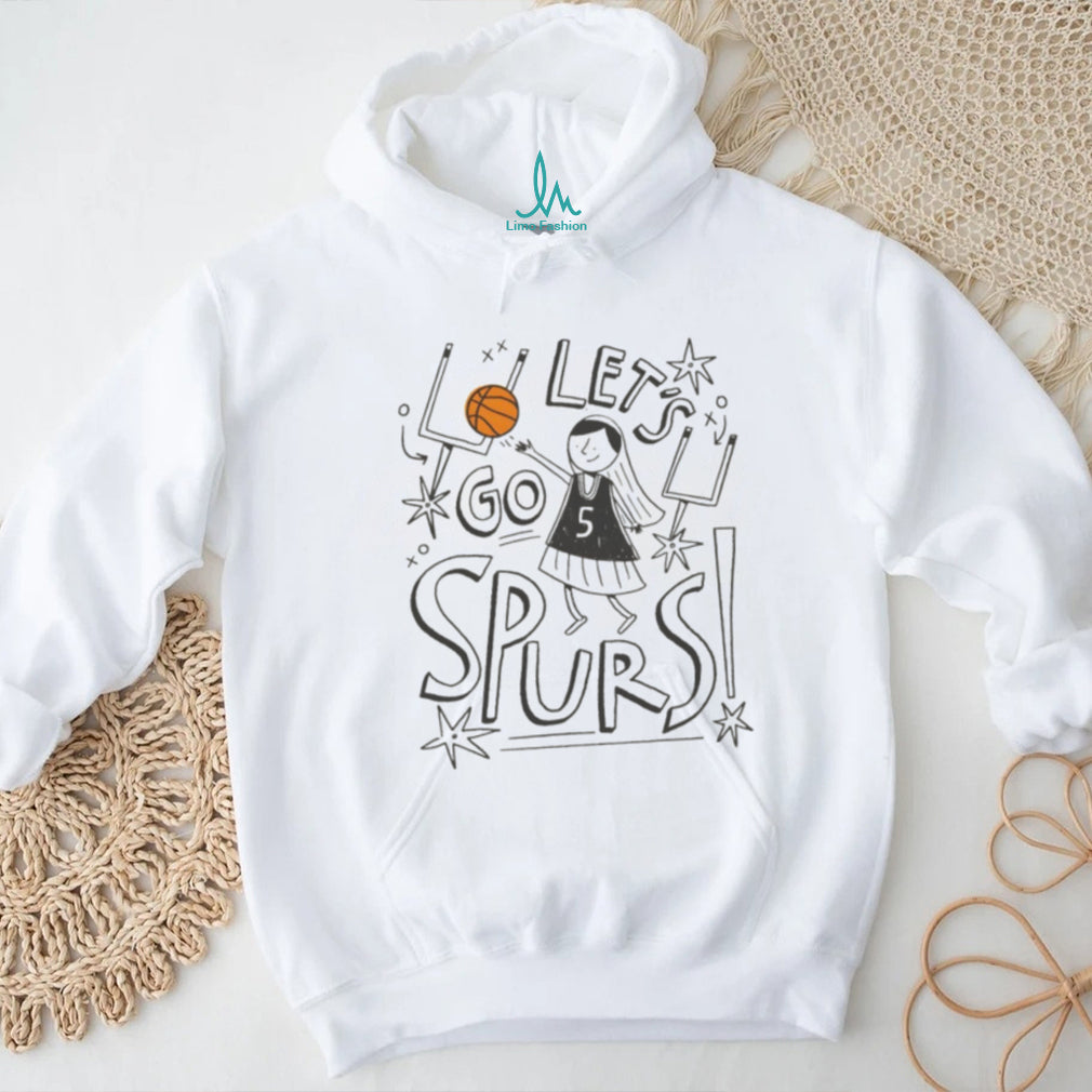Nun x Stephon Castle San Antonio Spurs playing basketball Let’s go Spurs shirt