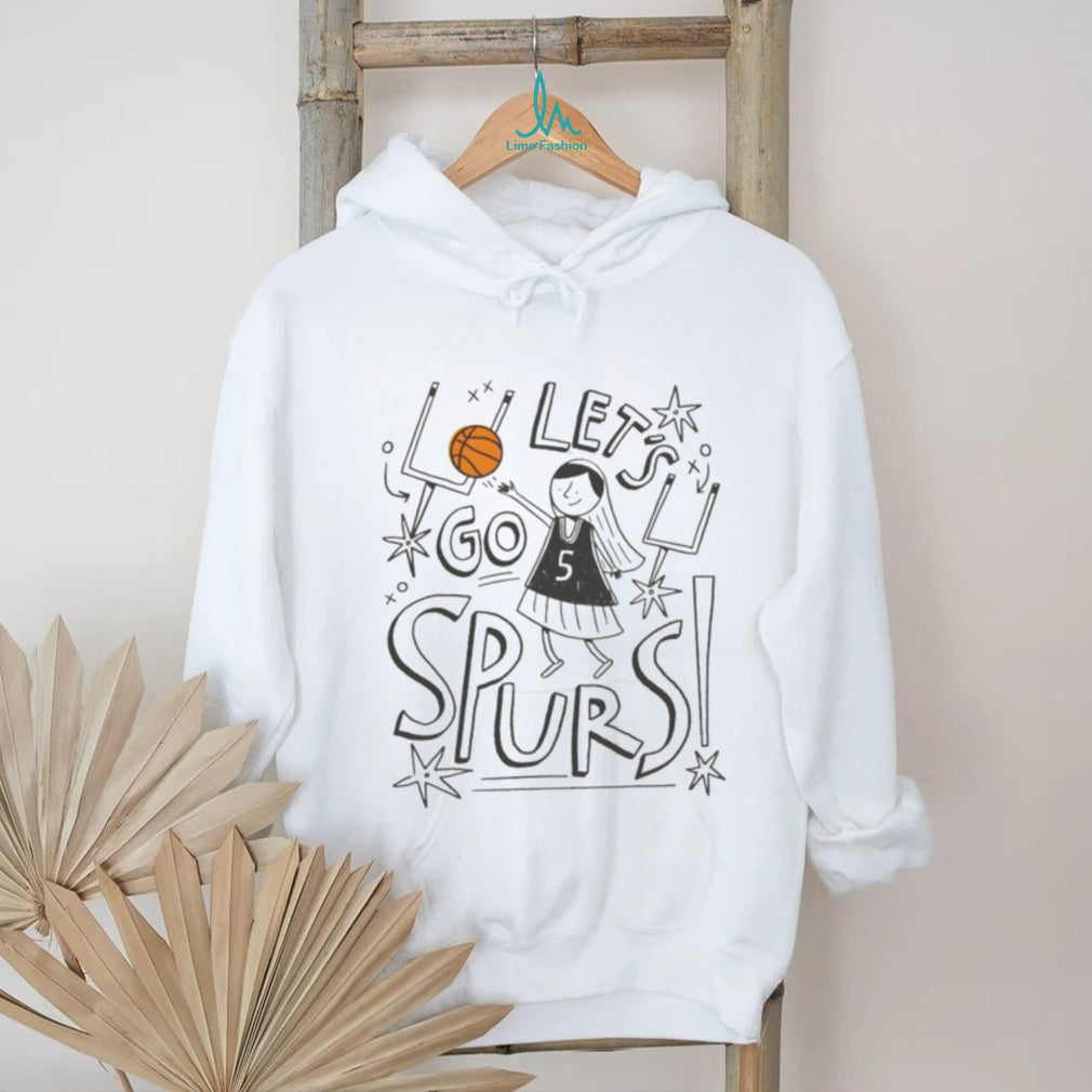 Nun x Stephon Castle San Antonio Spurs playing basketball Let’s go Spurs shirt