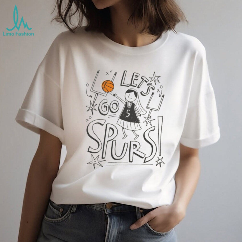 Nun x Stephon Castle San Antonio Spurs playing basketball Let’s go Spurs shirt