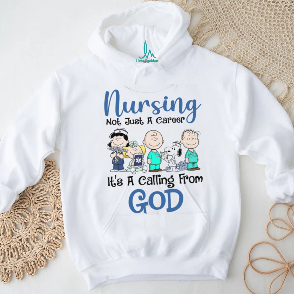 Nursing Is A Calling From God Christian Faith Medical Shirt